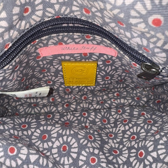 White Stuff Yellow Leather Crossbody EUC - Picture 12 of 12